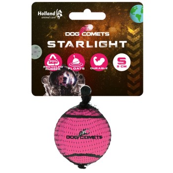 Starlight Tennisbold S Pink hundelegetøj Comets