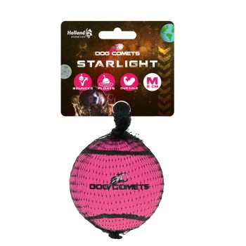 Starlight Tennisbold M Pink hundelegetøj Comets