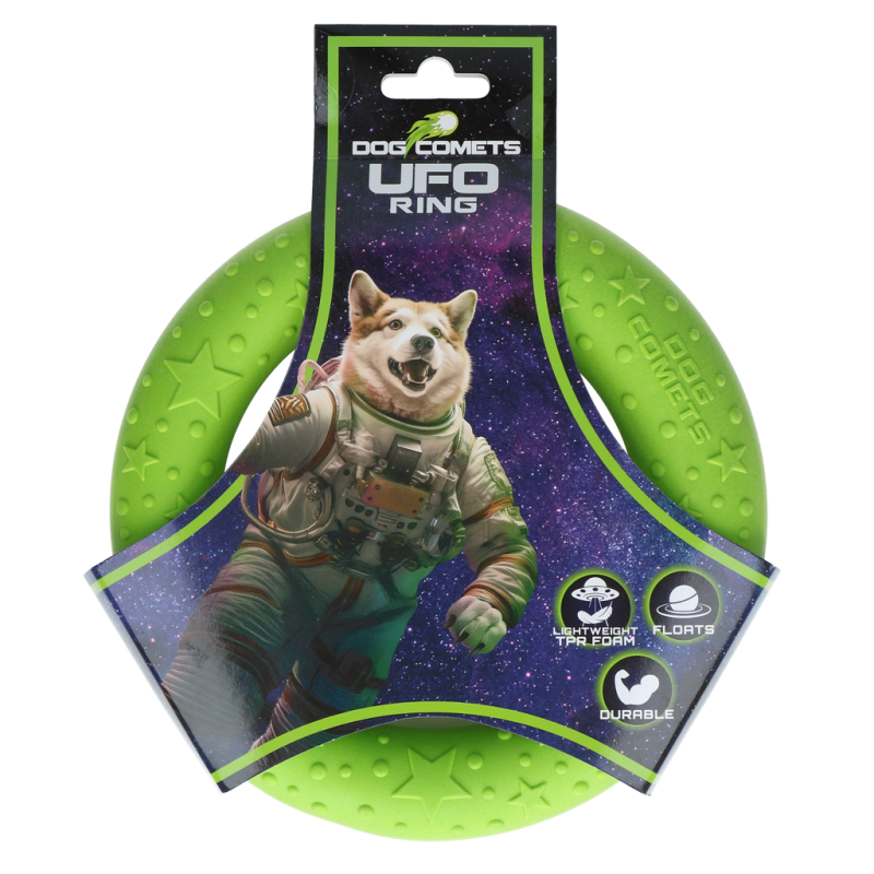 Dog Comets UFO-ring grøn Dog Comets UFO-ring grøn