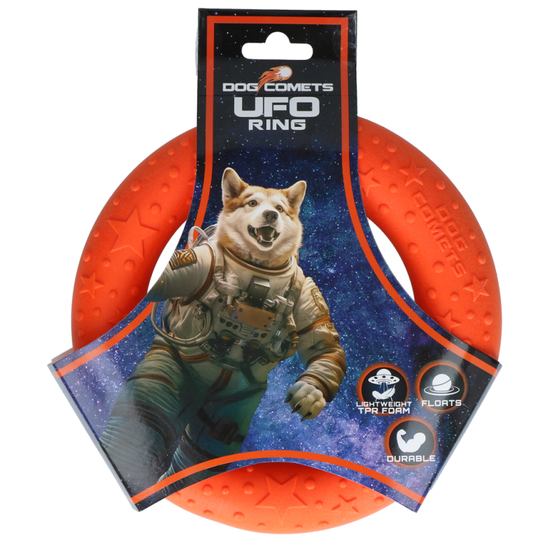 Dog Comets UFO-ring orange Dog Comets UFO-ring orange