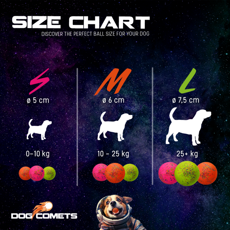 Dog Comets Stjernestøv Orange S Dog Comets Stjernestøv Orange S