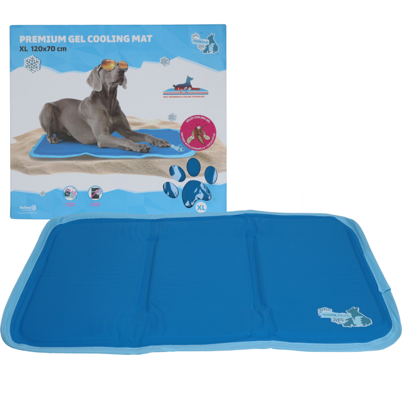 CoolPets Premium Gel Kølemåtte XL 70x120cm CoolPets Premium Gel Kølemåtte XL 70x120cm