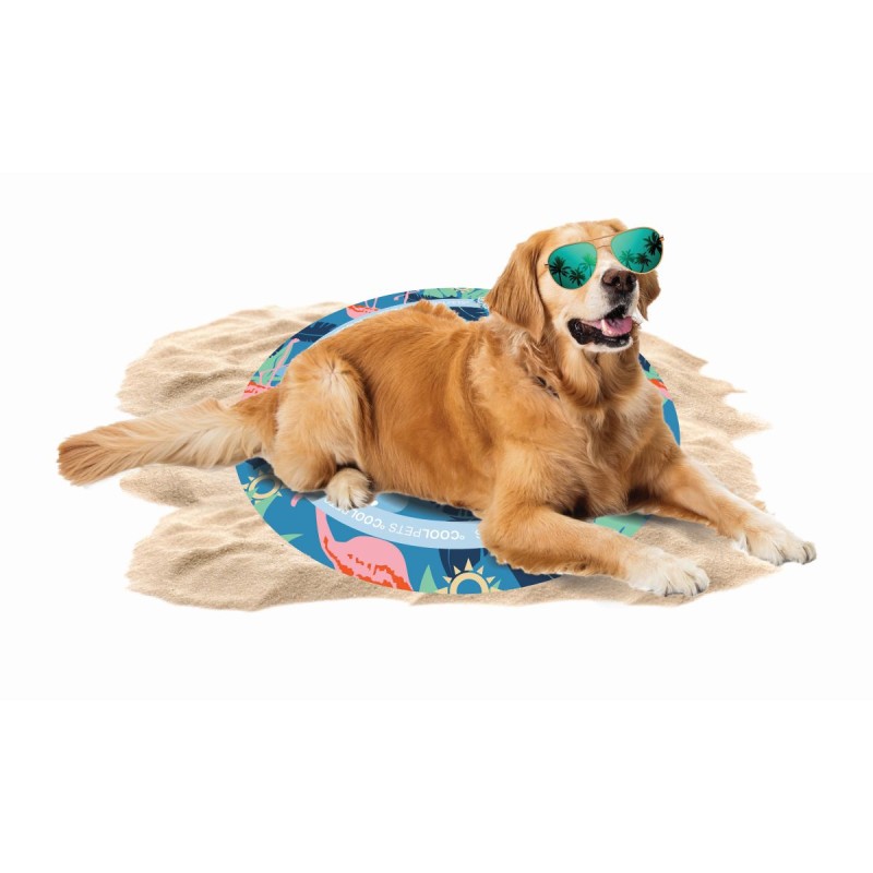 CoolPets Tropical Premium Kølemåtte Flamingo CoolPets Tropical Premium Kølemåtte Flamingo