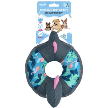 Ring O' Sharky Flamingo Hundelegetøj L36cm CoolPets