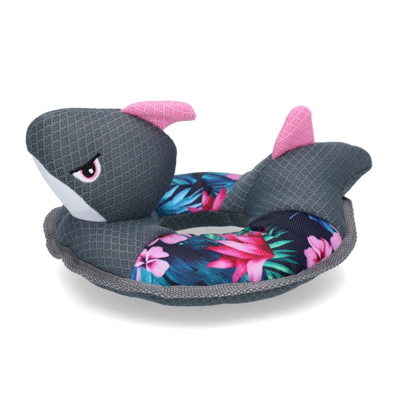 Ring O' Sharky Flower Hundelegetøj L36cm CoolPets Ring O' Sharky Flower Hundelegetøj L36cm CoolPets