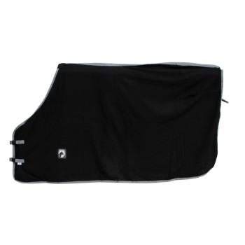 Fleece Tæppe sort/grå str. 135 Excellent Fleece Tæppe sort/grå str. 135 Excellent