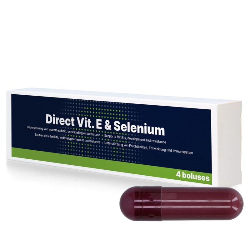 Bolus E-vitamin og selen 4 x 105 g