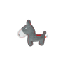 Doggy Doodles Æsel brunt æsel mørkegrå Doggy Doodles Æsel brunt æsel mørkegrå