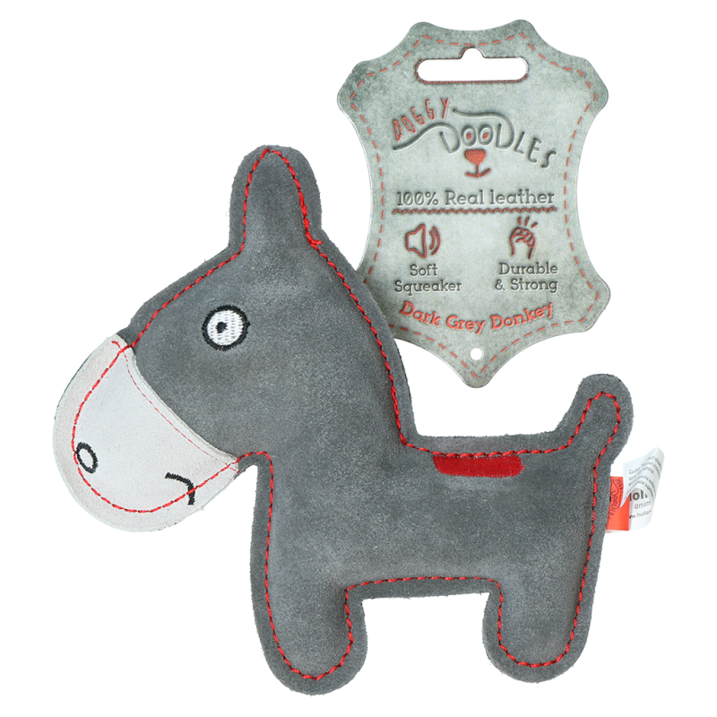 Doggy Doodles Æsel brunt æsel mørkegrå Doggy Doodles Æsel brunt æsel mørkegrå