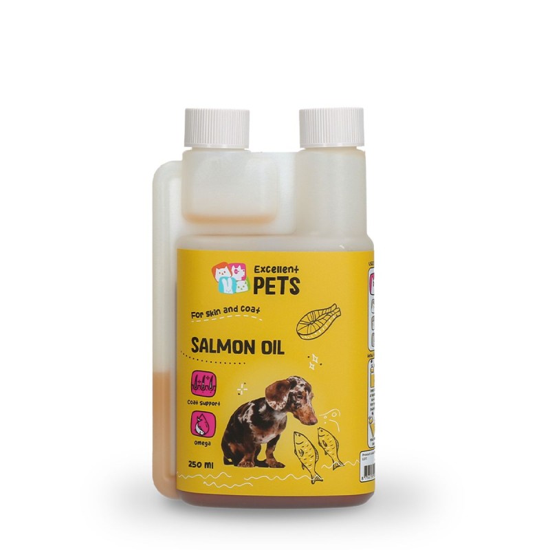 Lakseolie til hunde 250 ml Excellent Pets