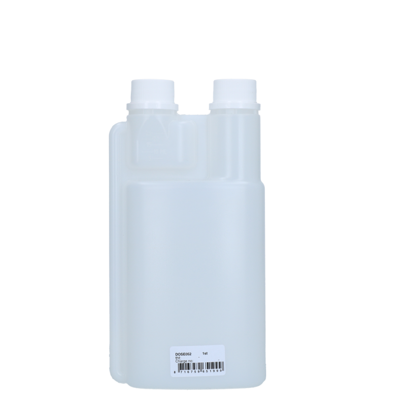Dispenseringsflaske med 2 halse 500 ml