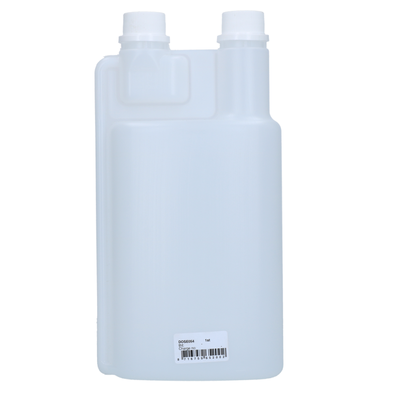 Dispenseringsflaske 2-hals 1 liter Dispenseringsflaske 2-hals 1 liter