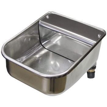 Drikkeskål Alle dyr med flyder Rustfrit stål 5 liter Drikkeskål Alle dyr med flyder Rustfrit stål 5 liter