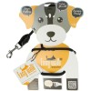 Snor og halsbånd Skuldermodel Sort - Mini L2cm Easy Walk