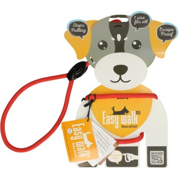 Snor og halsbånd Håndholdt Rød - Mini Easy Walk