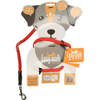 Snor og halsbånd Skuldermodel Rød - Mini Easy Walk