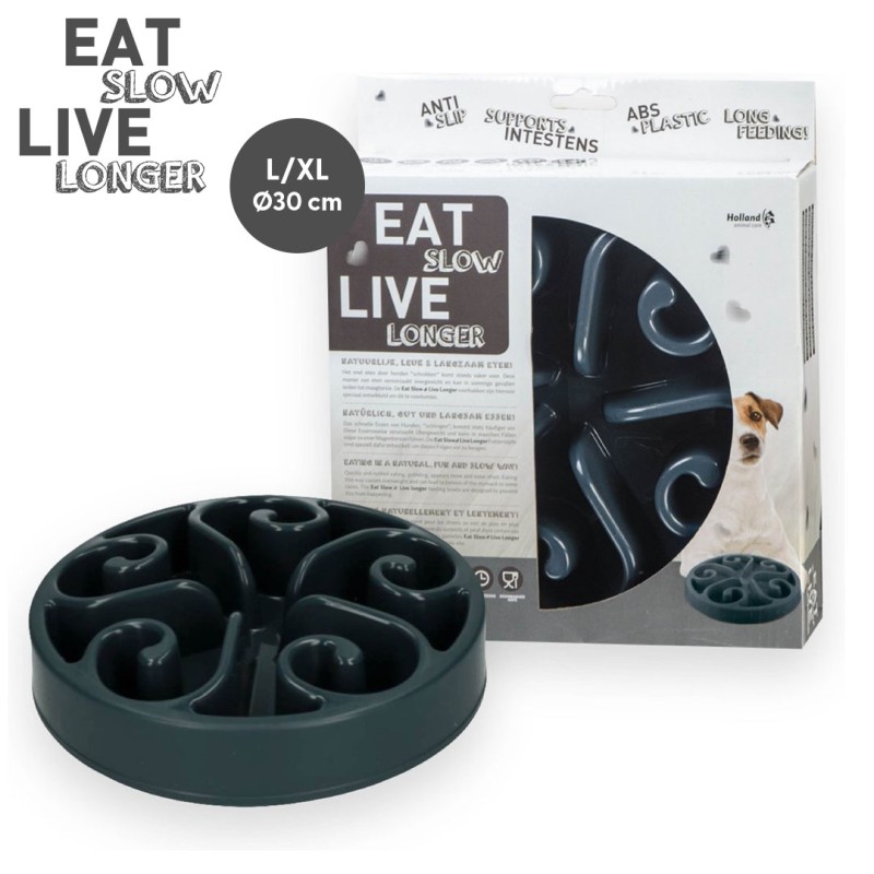 Eat Slow Live Longer Original Grå L Eat Slow Live Longer Original Grå L