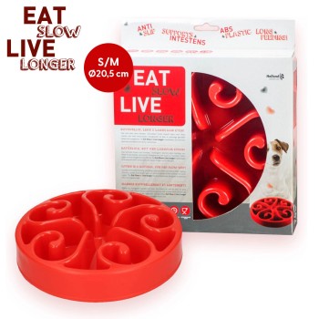 Eat Slow Live Longer Original rød S Eat Slow Live Longer Original rød S