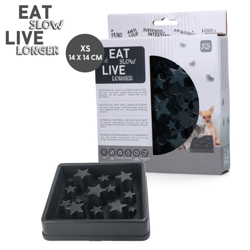 Eat Slow Live Longer Stjernegrå XS Eat Slow Live Longer Stjernegrå XS