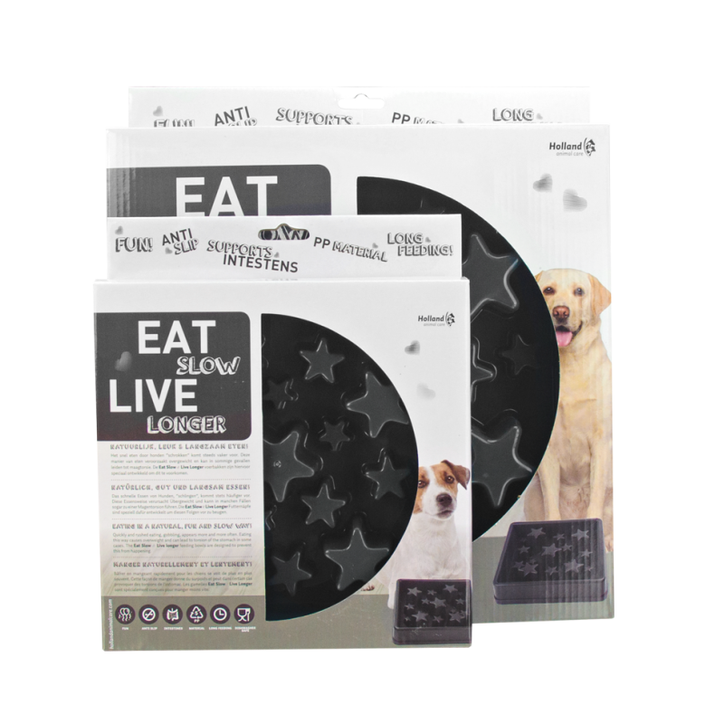 Eat Slow Live Longer Stjernegrå L Eat Slow Live Longer Stjernegrå L