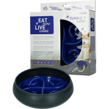 Eat Slow Live Longer Blå fodertromle Eat Slow Live Longer Blå fodertromle