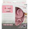 Eat Slow Live Longer Foderskål i lyserød Eat Slow Live Longer Foderskål i lyserød