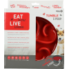 Eat Slow Live Longer Foderskål Rød Eat Slow Live Longer Foderskål Rød