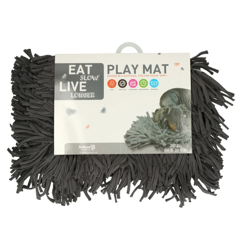 Eat Slow Live Longer Legemåtte Grå Eat Slow Live Longer Legemåtte Grå
