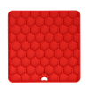 Eat Slow Live Longer Slikkemåtte Honeycomb Rød Eat Slow Live Longer Slikkemåtte Honeycomb Rød