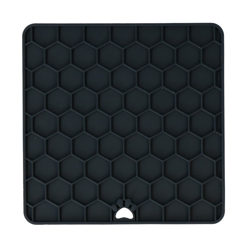 Slikkemåtte Honeycomb Grå Eat Slow Live Longer Slikkemåtte Honeycomb Grå Eat Slow Live Longer