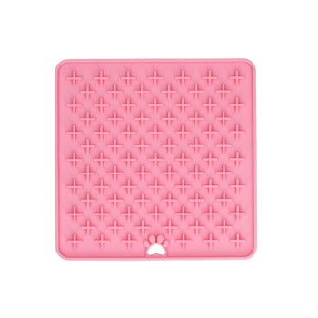 Slikkemåtte Kryds Pink Eat Slow Live Longer Slikkemåtte Kryds Pink Eat Slow Live Longer