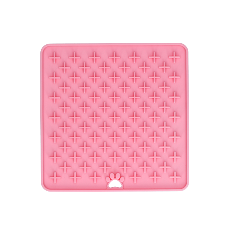 Eat Slow Live Longer Slikkemåtte Kryds Pink Eat Slow Live Longer Slikkemåtte Kryds Pink
