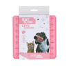 Eat Slow Live Longer Slikkemåtte Kryds Pink Eat Slow Live Longer Slikkemåtte Kryds Pink