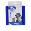 Eat Slow Live Longer Slikkemåtte Kryds Blå Eat Slow Live Longer Slikkemåtte Kryds Blå