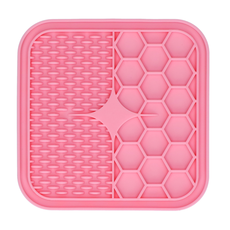 Eat Slow Live Longer Slikkemåtte Duo S Pink Eat Slow Live Longer Slikkemåtte Duo S Pink