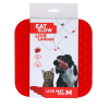 Eat Slow Live Longer Slikkemåtte Duo M Rød Eat Slow Live Longer Slikkemåtte Duo M Rød