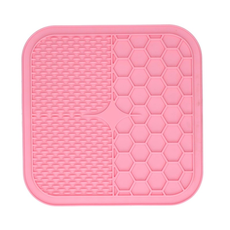 Slikkemåtte Duo L Pink Eat Slow Live Longer