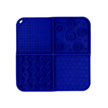 Slikkemåtte Dimensioner Rektangel Blå Eat Slow Live Longer Slikkemåtte Dimensioner Rektangel Blå Eat Slow Live Longer