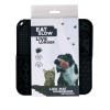 Eat Slow Live Longer Slikkemåtte Mål Rektangel Grå Eat Slow Live Longer Slikkemåtte Mål Rektangel Grå