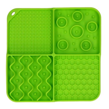 Slikkemåtte Mål Rektangel Grøn Eat Slow Live Longer Slikkemåtte Mål Rektangel Grøn Eat Slow Live Longer