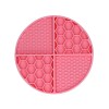 Slikkemåtte Dimensioner Cirkel Pink Eat Slow Live Longer Slikkemåtte Dimensioner Cirkel Pink Eat Slow Live Longer