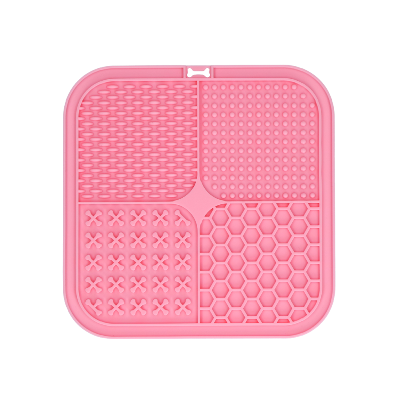 Eat Slow Live Longer Slikkemåtte Quad Pink Eat Slow Live Longer Slikkemåtte Quad Pink