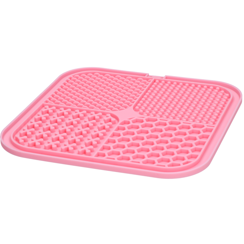 Eat Slow Live Longer Slikkemåtte Quad Pink Eat Slow Live Longer Slikkemåtte Quad Pink