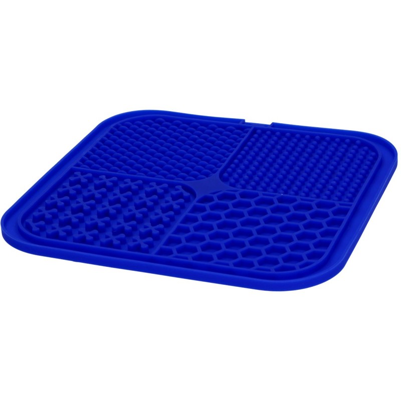 Slikkemåtte Quad Blå Eat Slow Live Longer