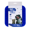 Eat Slow Live Longer Slikkemåtte Quad Blå Eat Slow Live Longer Slikkemåtte Quad Blå