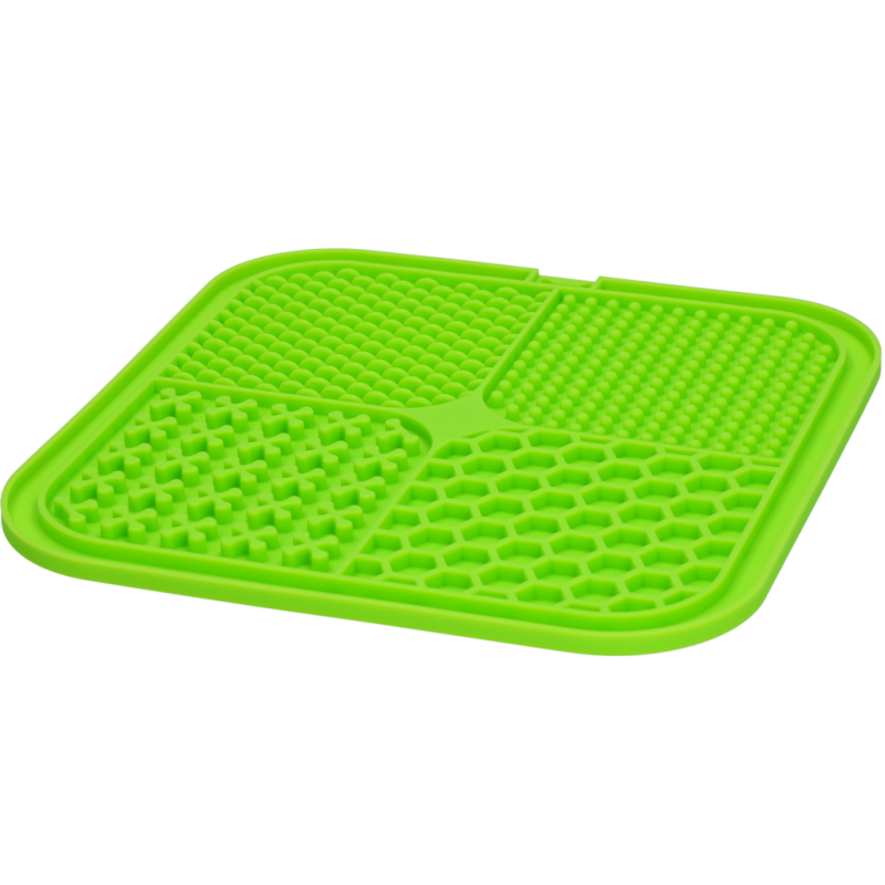 Eat Slow Live Longer Slikkemåtte Quad Grøn Eat Slow Live Longer Slikkemåtte Quad Grøn