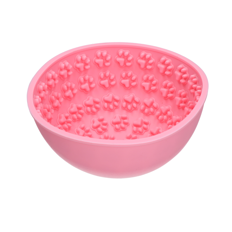 Eat Slow Live Longer Slikkemåtte Wobble Bowl Pink Eat Slow Live Longer Slikkemåtte Wobble Bowl Pink