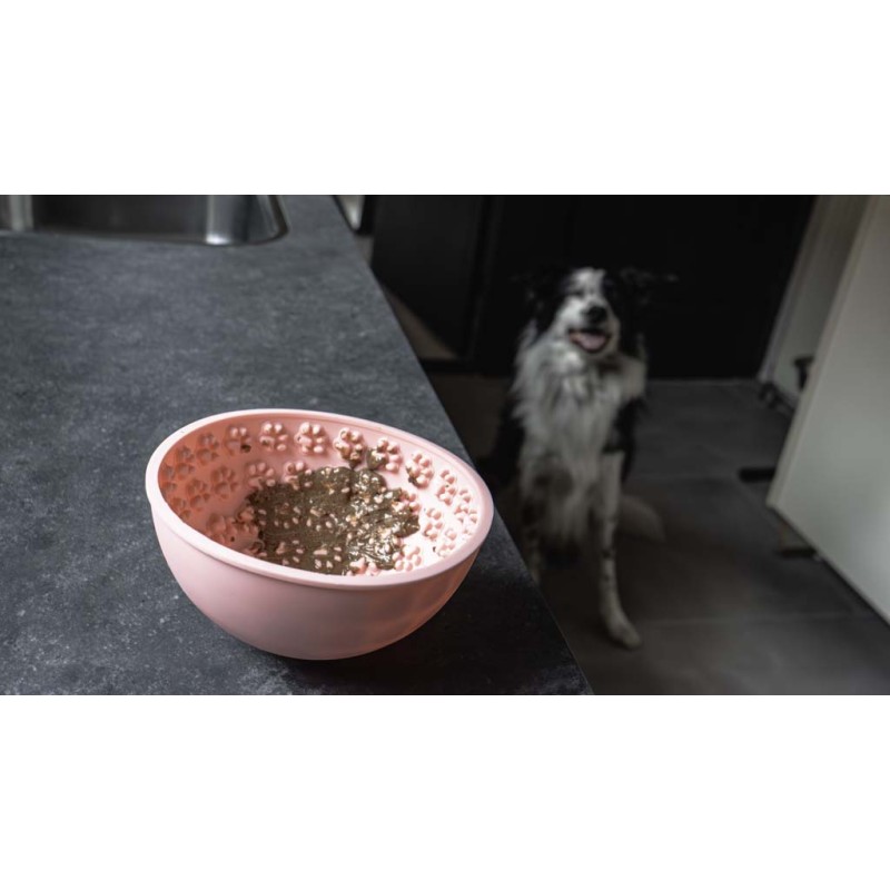Eat Slow Live Longer Slikkemåtte Wobble Bowl Pink Eat Slow Live Longer Slikkemåtte Wobble Bowl Pink