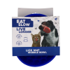 Eat Slow Live Longer Slikkemåtte Wobble Bowl Blå Eat Slow Live Longer Slikkemåtte Wobble Bowl Blå