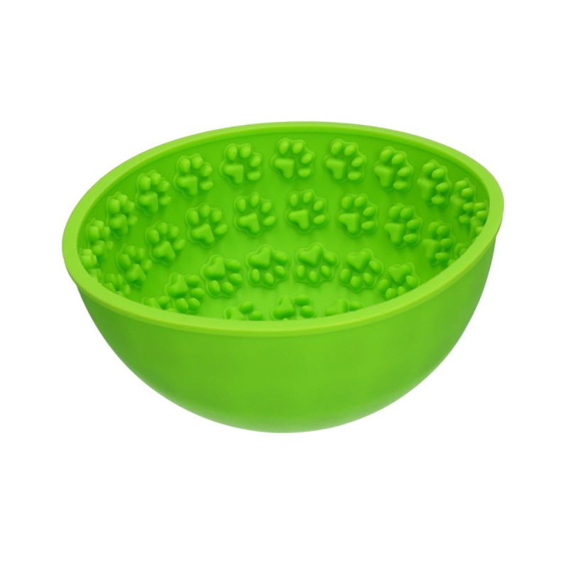 Slikkemåtte Wobble Bowl Grøn Eat Slow Live Longer Slikkemåtte Wobble Bowl Grøn Eat Slow Live Longer